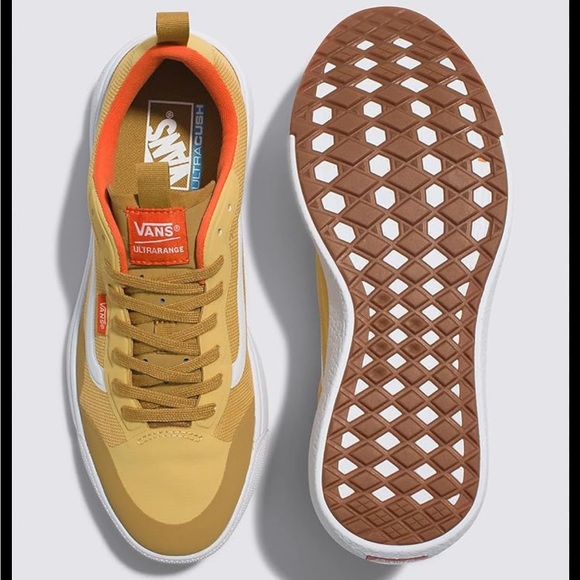 Vans Ultrarange Exo Low  Sulphur Yellow Skate Shoe Sneaker Mens 8.5 Women’s 10 - Picture 2 of 9